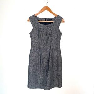 Banana Republic Grey Tweed Career Dress
